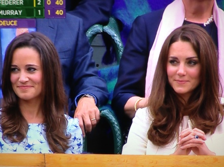 Kate Middleton Pippa Middleton Wimbledon 2012